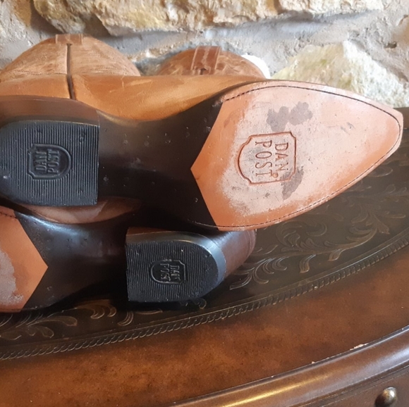 DAN POST Santa Rosa LADIES all leather COWBOY BOOTS 8M - Picture 3 of 9